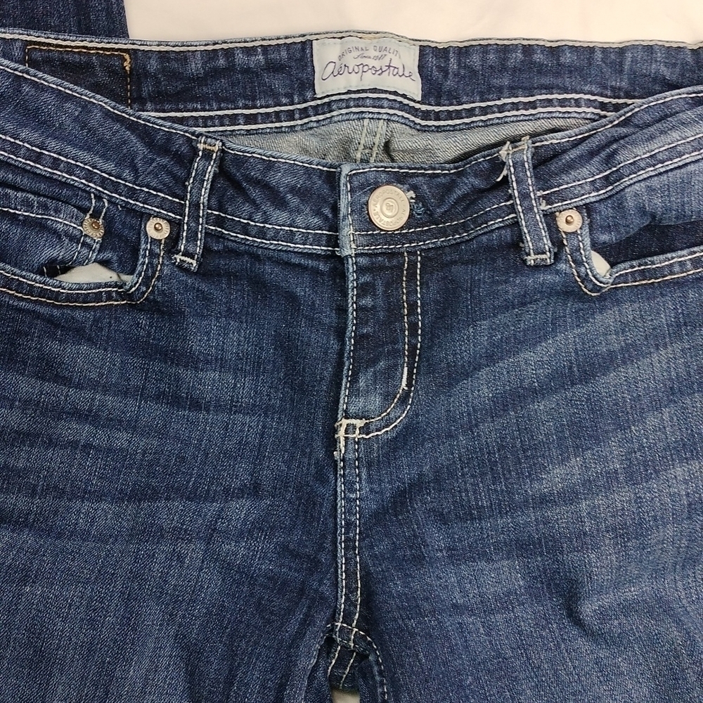 Aeropostale women's 9/10 regular boot cut jeans - Picture 3 of 13